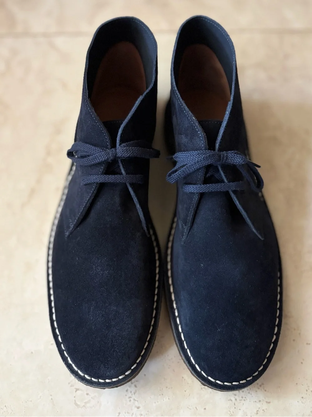 J. CREW MacAllister Suede Desert Chukka Boot | Navy  | Made in Italy | Size 13